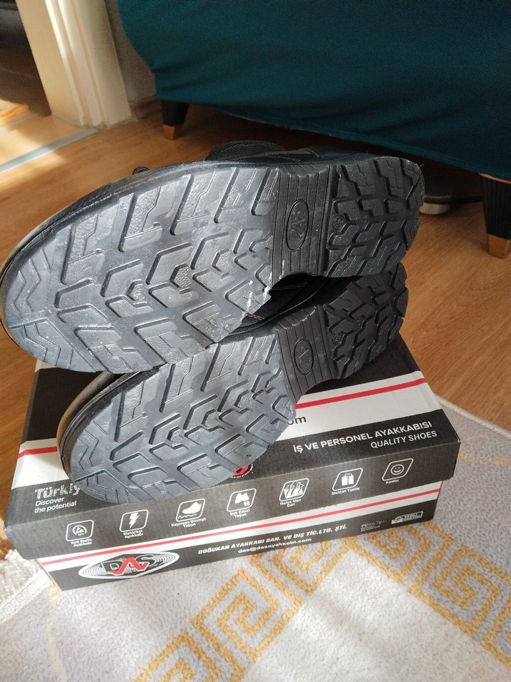 Siyah Bağcıklı Biker Erkek Bot - Görsel 4