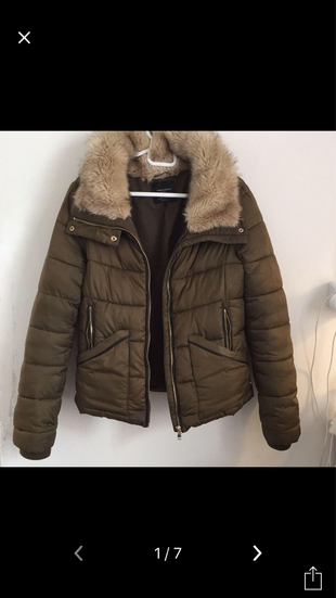 Zara haki mont