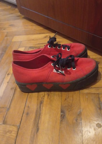 Superga Dolgu Topuk Spor Ayakkabı/37 Numara
