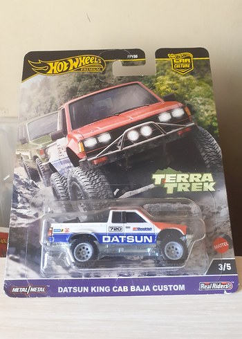 Hot Wheels Premium Datsun King Cab Baja Custom Terra Trek Seti