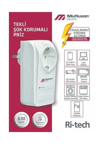 Diğer Beyaz Tekli Şok Korumalı Priz