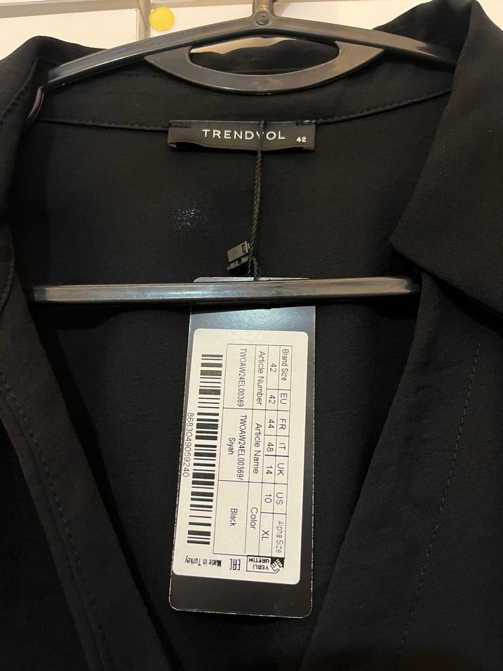 Siyah Midi Elbise - Görsel 4