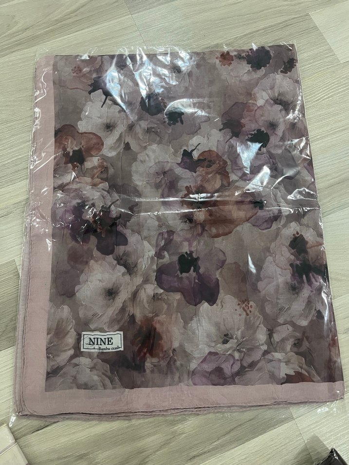 Dantel Detaylı Mor Bohem Kadın Şal - Görsel 3