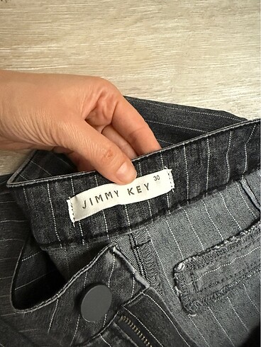 30 Beden gri Renk Jimmy key kot pantolon