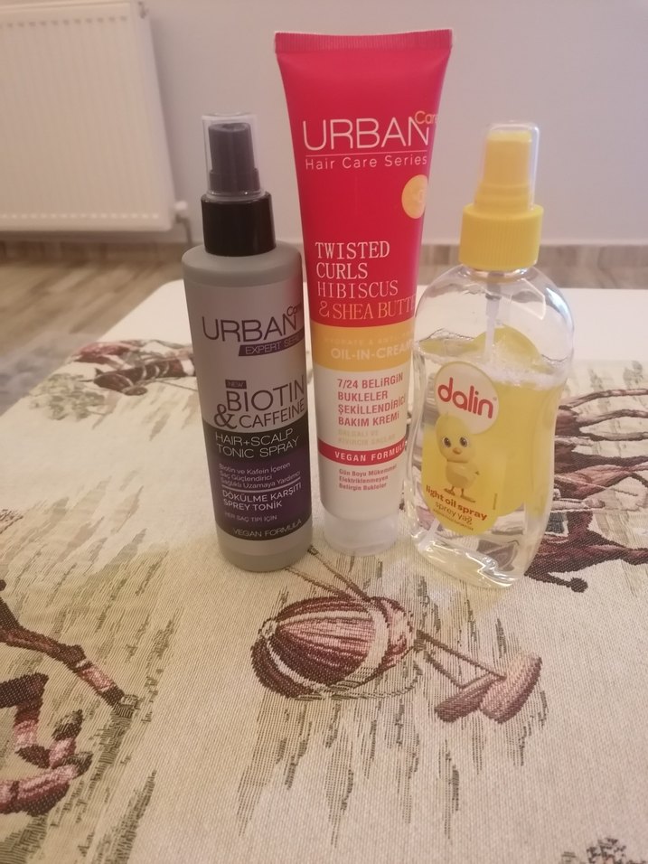 URBAN Saç Bakım Spreyi, Krem ve Yağ Seti - Görsel 2