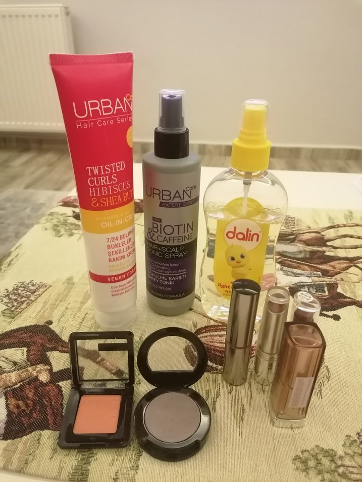 Urban Saç Bakım Seti ve Dalin Bebek Yağı far ve ruj - Görsel 2