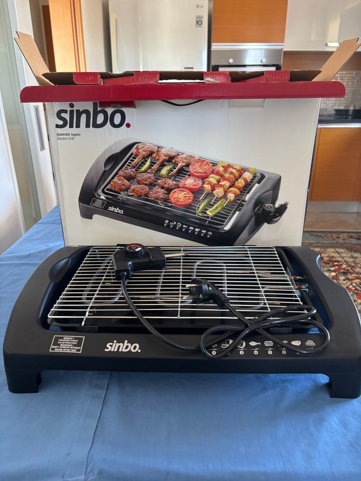Sinbo Siyah Elektrikli Izgara - Görsel 2
