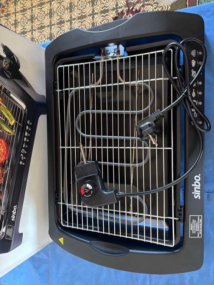 Sinbo Siyah Elektrikli Izgara - Görsel 4