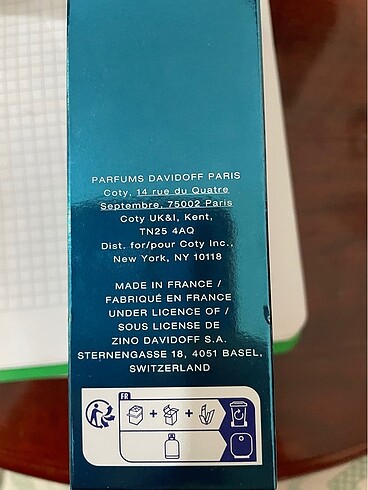Beden Renk Davidoff Cool water parfüm 125 ml