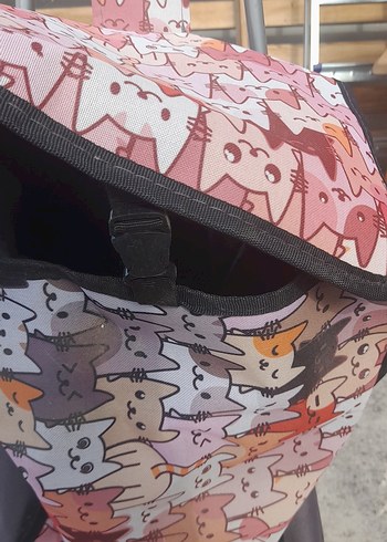 Çok Renkli Baskılı pazar arabası - Görsel 2