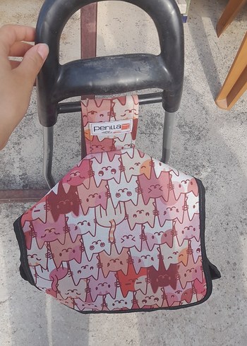 Çok Renkli Baskılı pazar arabası - Görsel 3