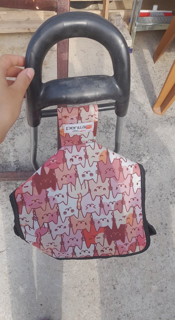 Çok Renkli Baskılı pazar arabası - Görsel 3