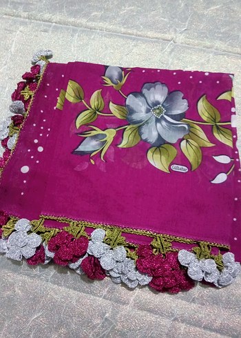 Dantel Kenarlı Renkli Bohem Kadın Fuları yemeni ler - Görsel 6