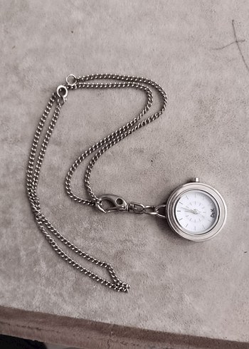 Minimalist Gri Zincirli köstekli Saati - Görsel 2