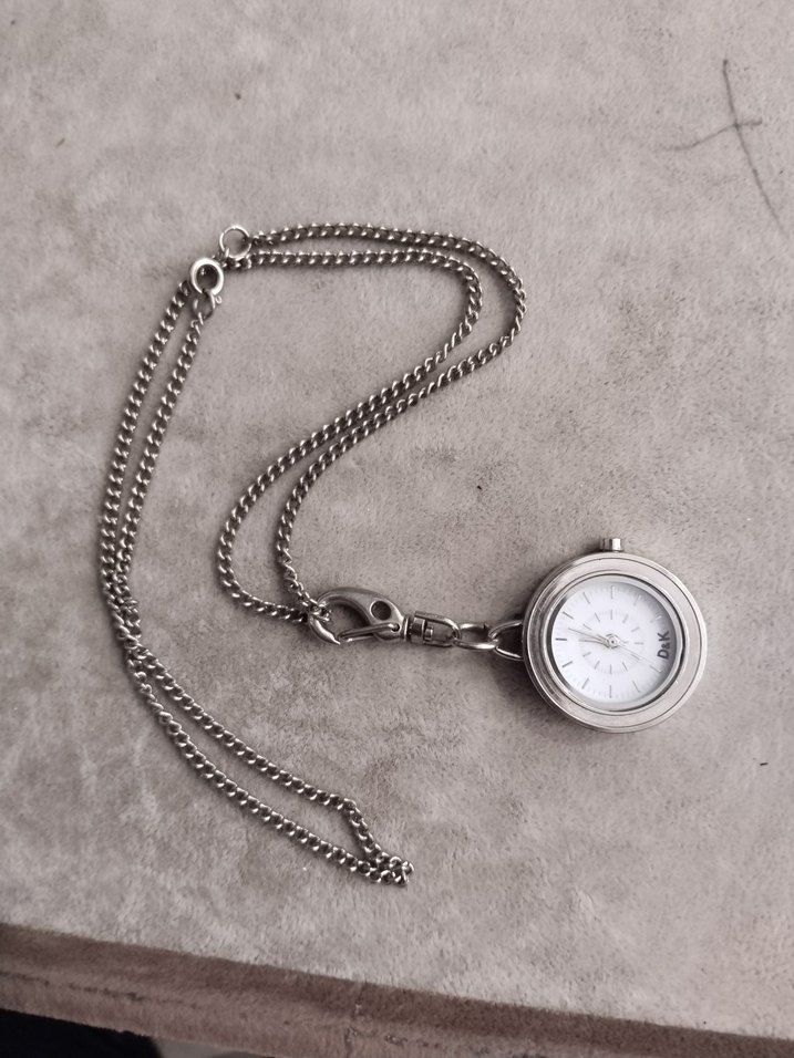 Minimalist Gri Zincirli köstekli Saati - Görsel 2