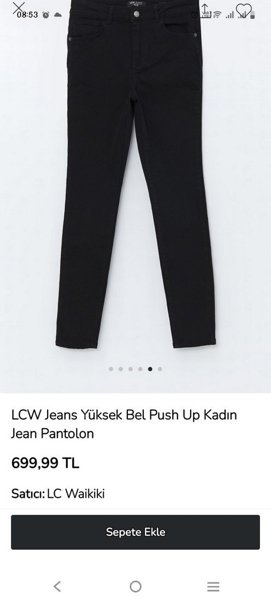 LCW Jeans Yüksek Bel Kadın Jean Pantolon - Görsel 2