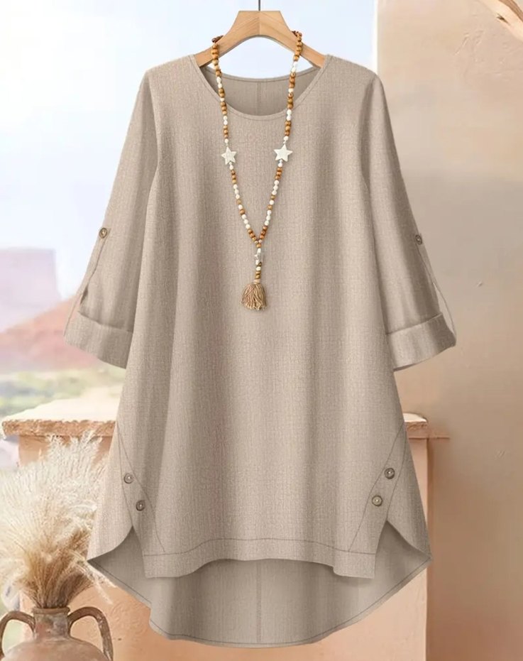 Bohem Tarz Uzun saten Elbise - Görsel 3