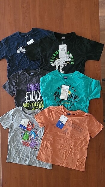 6-7 yaş 6 tshirt