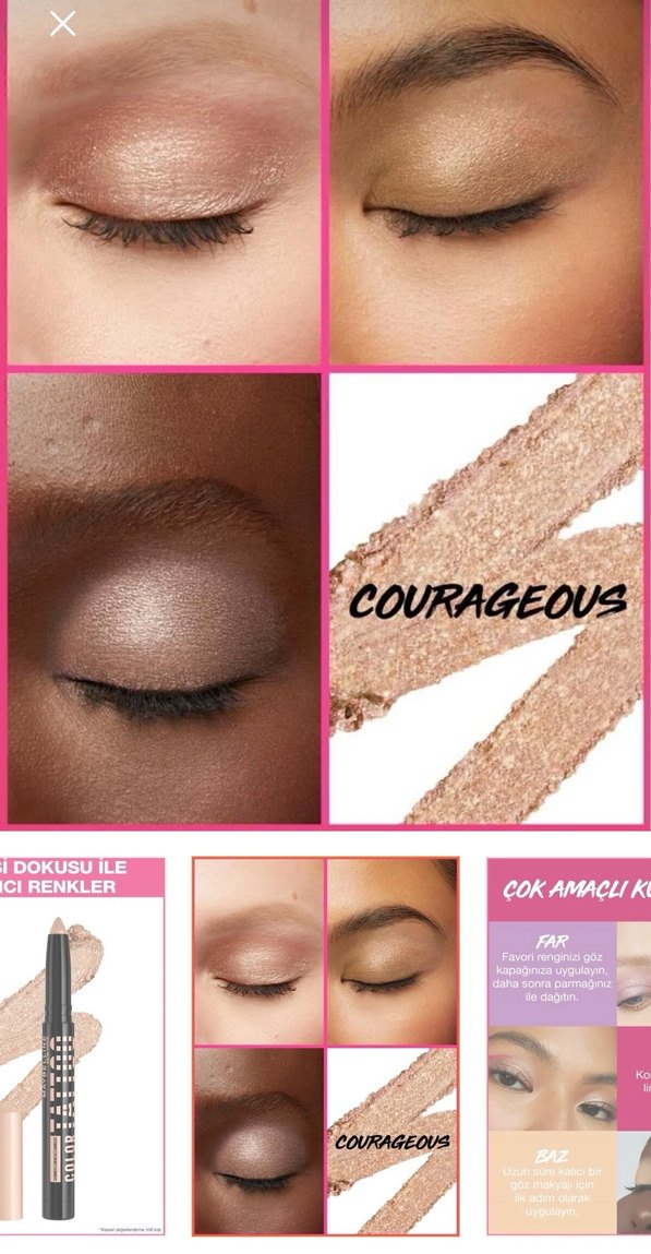 Maybelline çok amaçlı far , Aydınlatıcı - Görsel 2