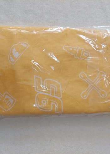 Sarı Baskılı 50x70 Pamuklu Yastık Kılıfı 2'li - Görsel 2