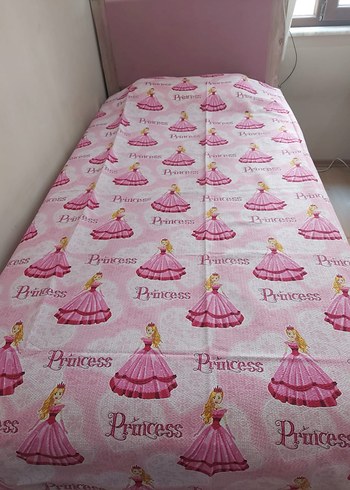 Pembe Prenses Baskılı Çocuk Pike - Görsel 3