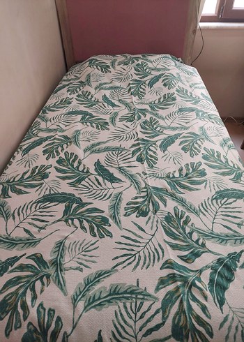 Yeşil Bohem Desenli Tek Kişilik Pike - Görsel 3