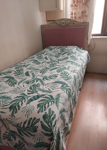 Yeşil Bohem Desenli Tek Kişilik Pike - Görsel 4