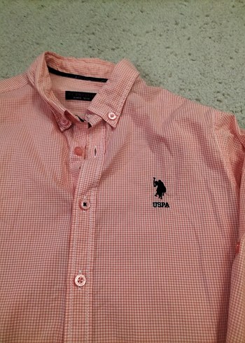 Pembe Uzun Kollu Düğmeli kız çocuk Gömlek - Görsel 2