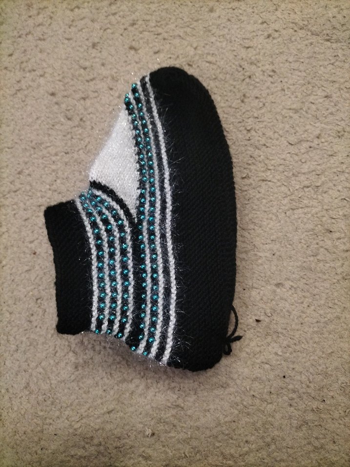 El Örgüsü bayan patik renkli Rahat - Görsel 3