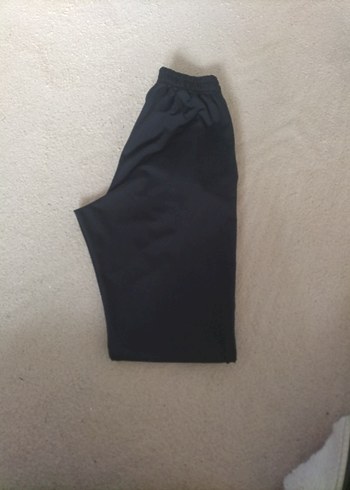 Erkek Siyah Bol Kesim Fermuarlı Eşofman Altı - Görsel 3