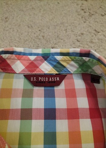 Çok Renkli Uzun Kollu Düğmeli kız çocuk Gömlek - Görsel 4