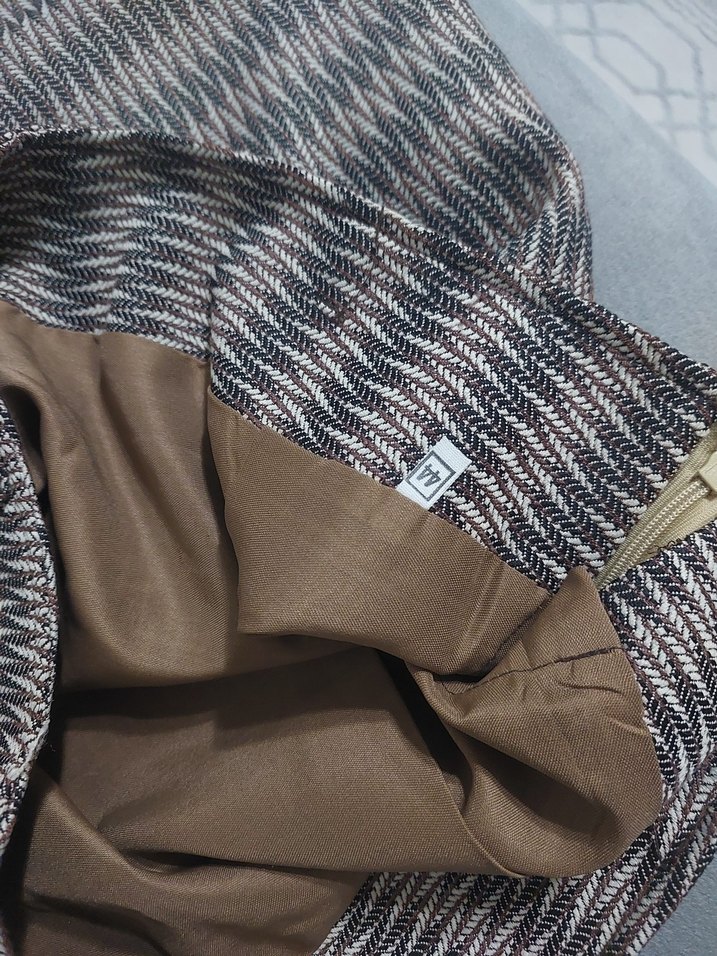 Gri Uzun Pileli Hamile Eteği - Görsel 2