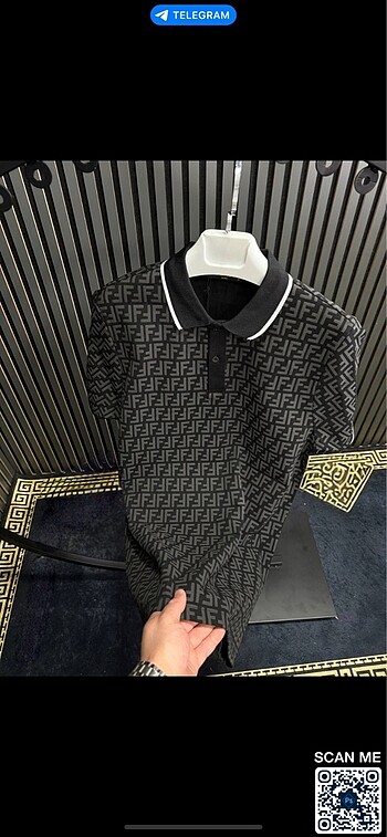 Fendi Polo yaka siyah