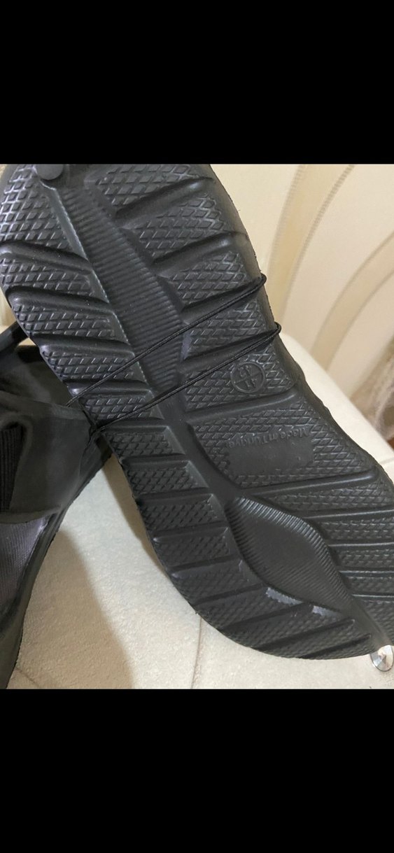 Erkek Siyah Tokalı Kauçuk Sandalet - Görsel 2