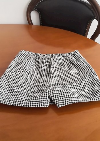 5 Yaş Beden çeşitli Renk Kemerli Beyaz-Gri Mini Etek