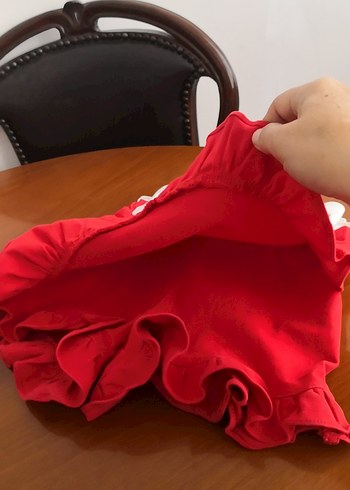 Diğer Kız Çocuk Kırmızı Fırfırlı Etek