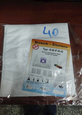Bosch-Siemens Toz Torbası D-E-F-H-G Tipi