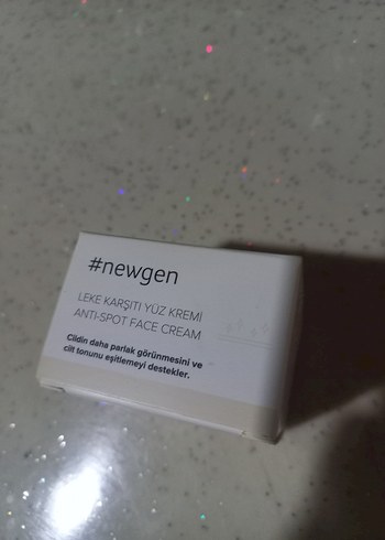New Well #newgen Leke Karşıtı Yüz Kremi