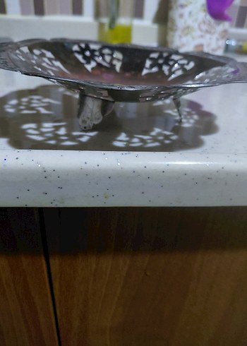 antika şekerlik gümüş tabak - Görsel 10