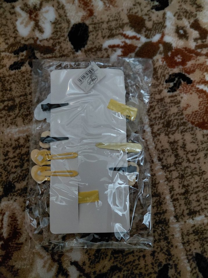 Bej Renkli Çocuk Toka Seti, Kurdele Detaylı - Görsel 4