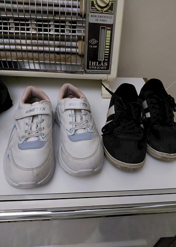 Beyaz Cırt Cırtlı Kadın Spor Ayakkabı - Görsel 2