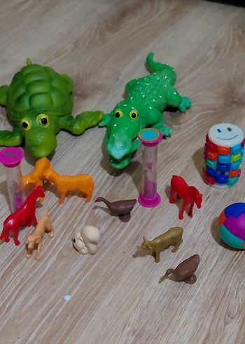 Renkli Hayvan Figürleri ve Oyuncak Seti - Görsel 4