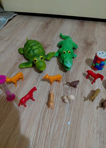 Renkli Hayvan Figürleri ve Oyuncak Seti - Görsel 6