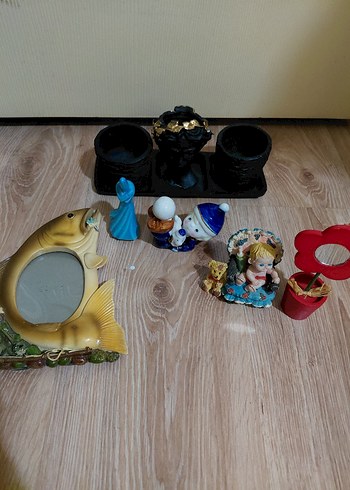 Mavi ve Siyah Figürin Seti - Görsel 2