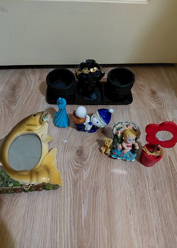 Mavi ve Siyah Figürin Seti - Görsel 3