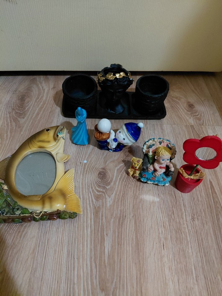 Mavi ve Siyah Figürin Seti - Görsel 2