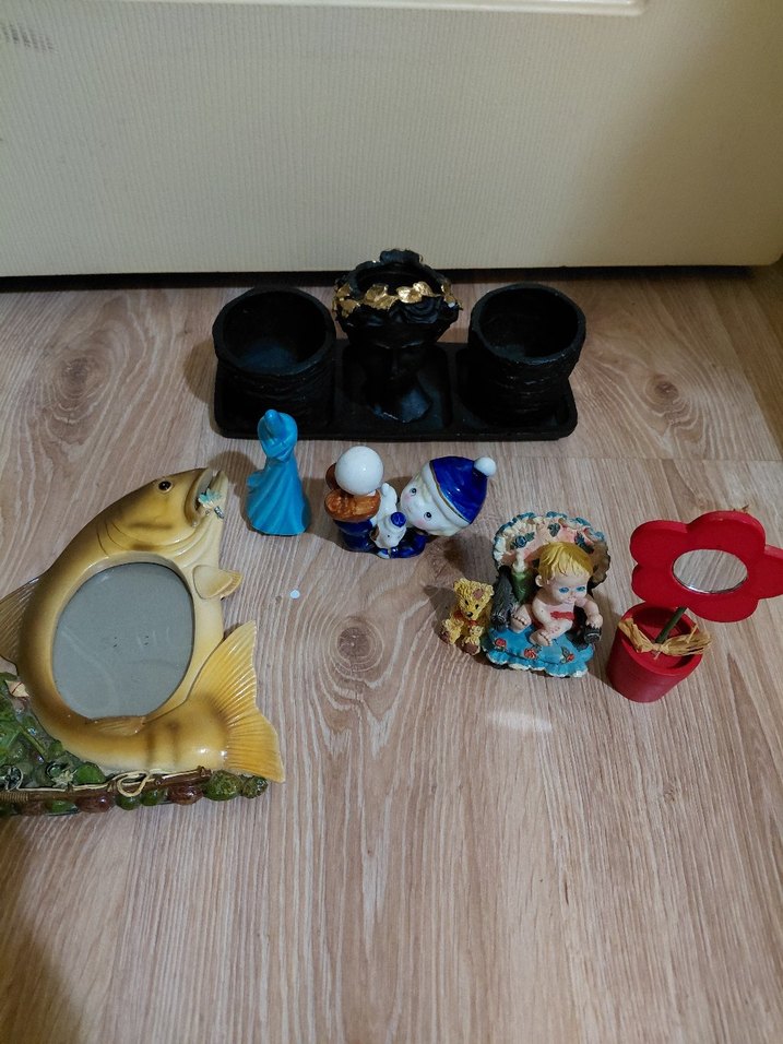 Mavi ve Siyah Figürin Seti - Görsel 3