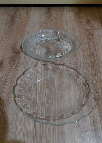 Şeffaf Desensiz Cam Tabaklar - Görsel 4