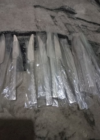 Beden Gri Paslanmaz Çelik 12 Parça Bıçak Seti