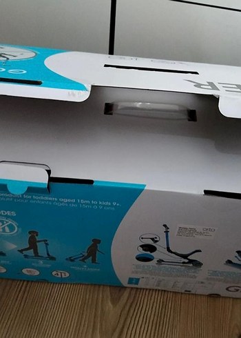  Beden Mavi Çocuk Scooter'ı Dinozor Başlıklı globber